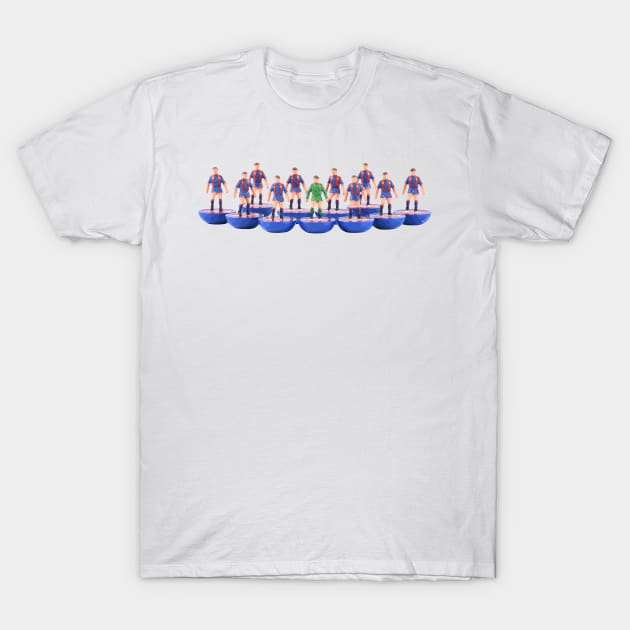 Barca subbuteo football team T-Shirt by vancey73